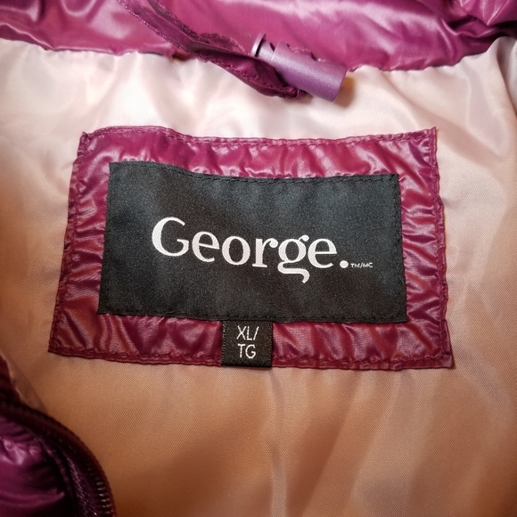 George Women's Packable Puffer New With Tags - Picture 6 of 7